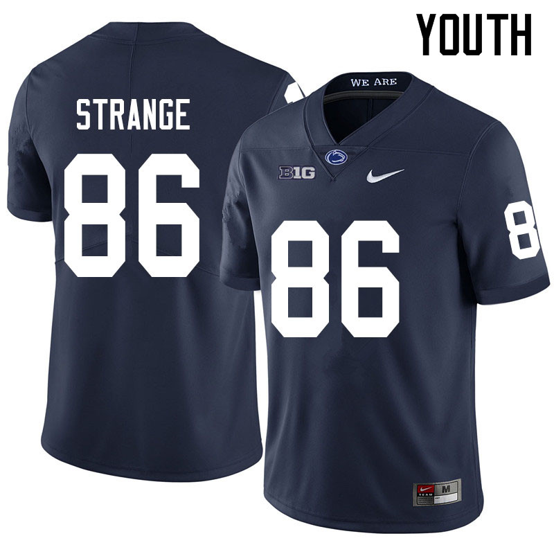 Youth #86 Brenton Strange Penn State Nittany Lions College Football Jerseys Sale-Navy